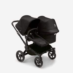 Bugaboo Donkey5 Duo schwarz/ mitternachtsschwarz - Geschwisterwagen