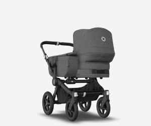 Bugaboo Donkey5 Mono komplett - Kinderwagen mix and match - grau meliert-schwarz/ grau meliert