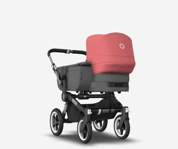 Bugaboo Donkey5 Mono komplett - Kinderwagen mix and match - morgenrot-graphite/ Grey Mélange