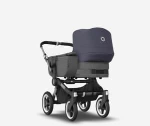 Bugaboo Donkey5 Mono komplett - Kinderwagen mix and match - sturmblau-graphite/ Grey Mélange