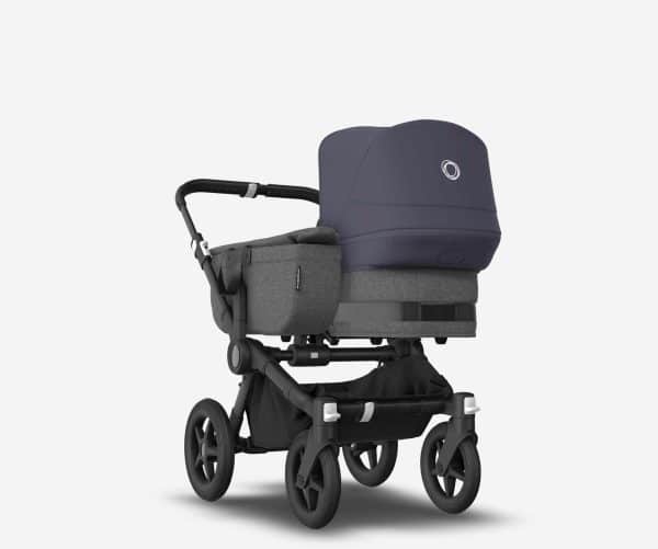 Bugaboo Donkey5 Mono komplett - Kinderwagen mix and match - sturmblau-schwarz/ grau meliert