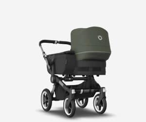 Bugaboo Donkey5 Mono komplett - Kinderwagen mix and match - waldgrün-graphite/ mitternachtsschwarz