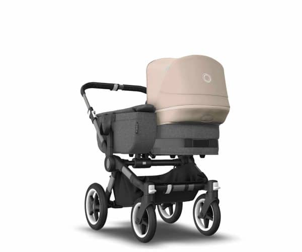 Bugaboo Donkey5 Mono komplett - Kinderwagen mix and match - wüstentaupe-graphite/ Grey Mélange