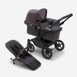 Bugaboo Donkey5 Mono komplett mineral schwarz/ verwaschenes schwarz