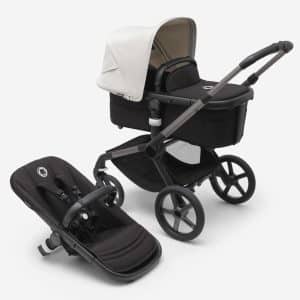 Bugaboo Fox5 Kombikinderwagen graphit/ mitternachtsschwarz nebelweis