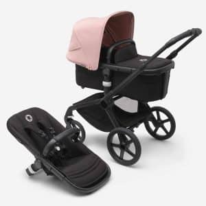 Bugaboo Fox5 Kombikinderwagen schwarz/ mitternachtsschwarz morgenrosa