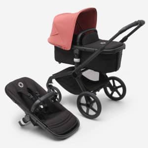 Bugaboo Fox5 Kombikinderwagen schwarz/ mitternachtsschwarz morgenrot