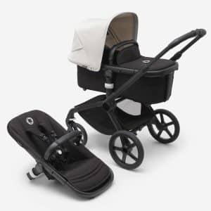 Bugaboo Fox5 Kombikinderwagen schwarz/ mitternachtsschwarz nebelweis