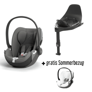 CYBEX Cloud T i-Size Mirage grey + Base T + gratis Sommerbezug