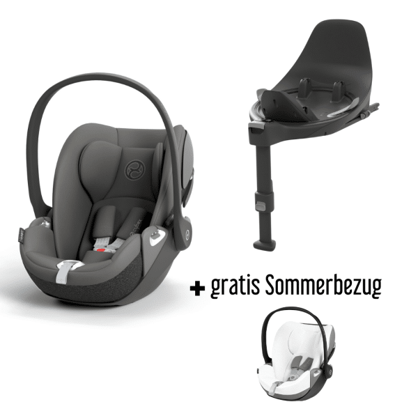 CYBEX Cloud T i-Size Mirage grey + Base T + gratis Sommerbezug