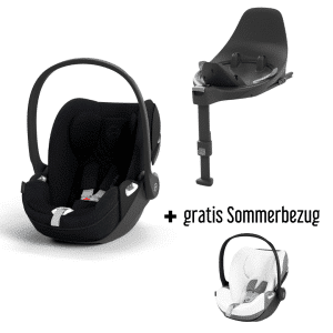 CYBEX Cloud T i-Size Plus Sepia black Babyschale inkl. Base T + gratis Sommerbezug