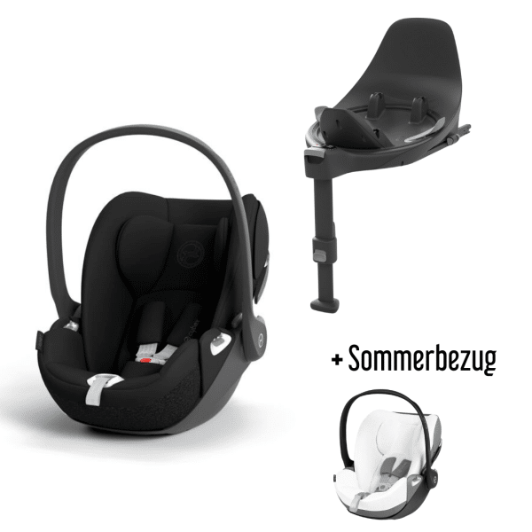 CYBEX Cloud T i-Size Sepia black + Base T + Sommerbezug