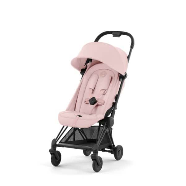 CYBEX Coya Buggy Matt Black Peach Pink