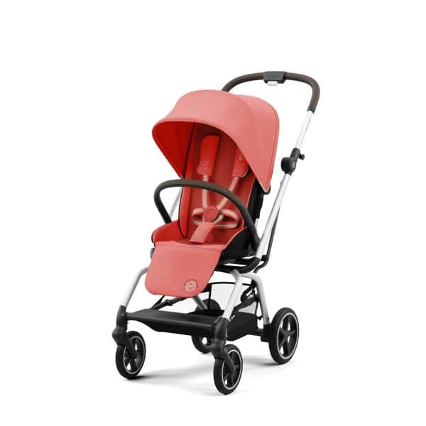 CYBEX Eezy S Twist+ 2 Silver- Hibiscus Red