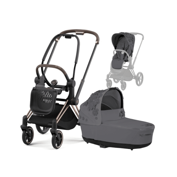 CYBEX Kombikinderwagen Fashion - Rosegold - Dream Grey