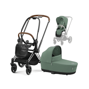 CYBEX PRIAM Kombikinderwagen chrome brown leaf green