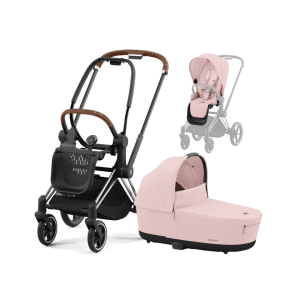 CYBEX PRIAM Kombikinderwagen chrome brown peach pink