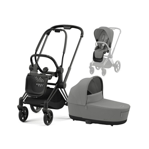 CYBEX PRIAM Kombikinderwagen matt schwarz mirage grey