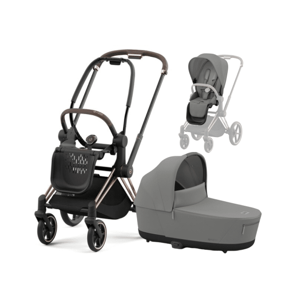 CYBEX PRIAM Kombikinderwagen rosegold mirage grey