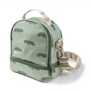 Done by Deer Isolierte Kinder-Lunchtasche Croco Green