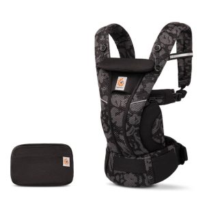 Ergobaby Omni Breeze Onyx Blooms - Bauchtrage