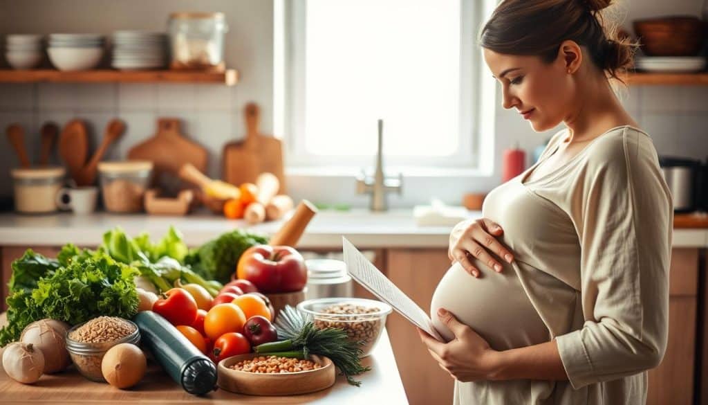 Ernährungsvorbereitung für Schwangere