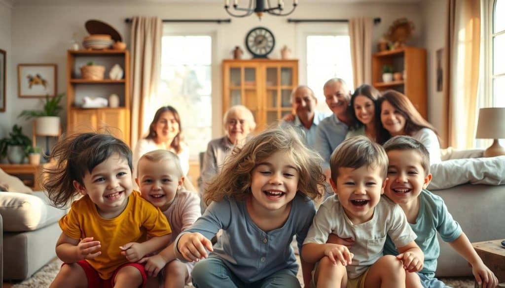 Großfamilie und elterliches Wohlbefinden