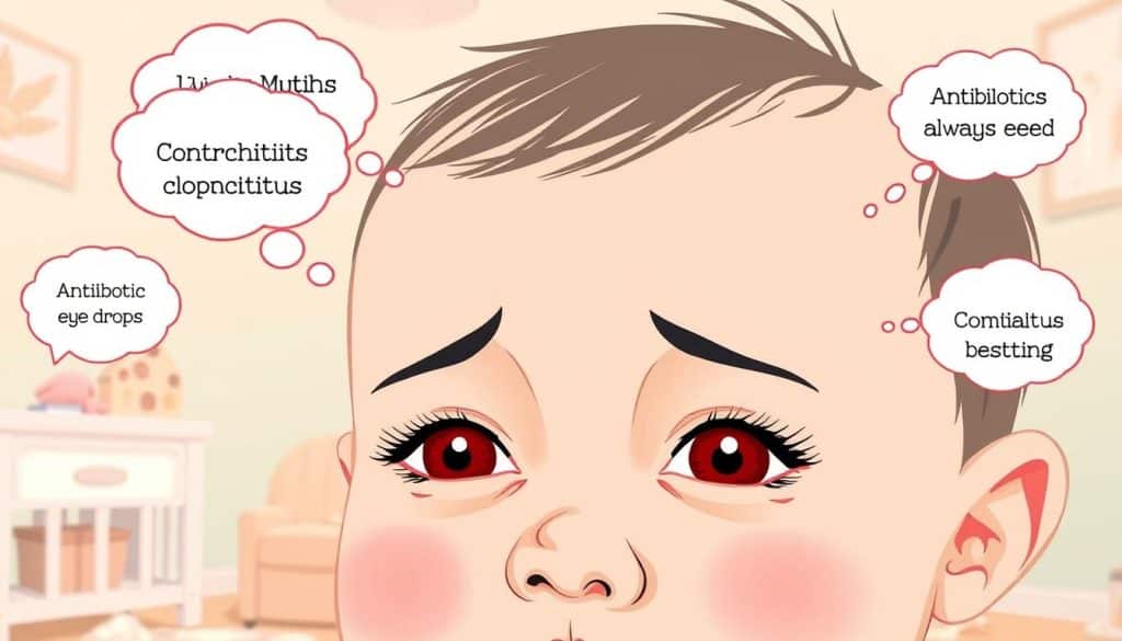 Häufige Irrtümer über Konjunktivitis bei Babys