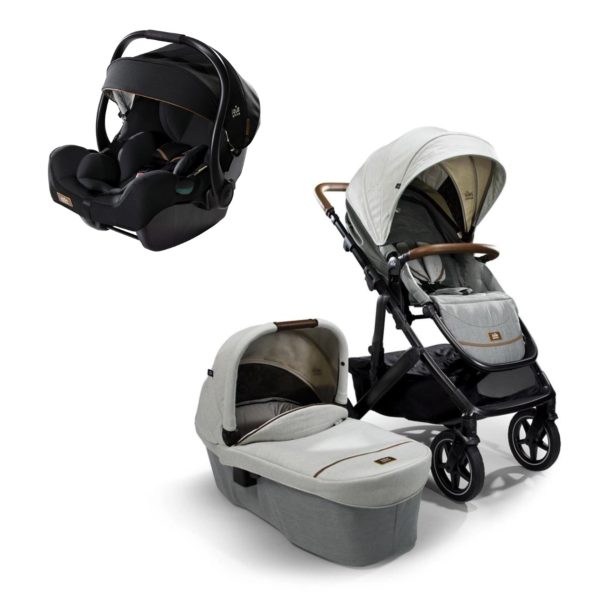 Joie Signature Vinca 3in1 Kinderwagenset inkl. Calmi R129 Carbon + i-Jemini Babyschale Eclipse