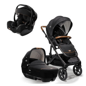 Joie Signature Vinca 3in1 Kinderwagenset inkl. Calmi R129 Eclipse + i-Jemini Babyschale Eclipse