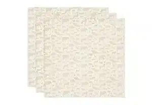 Jollein Spucktuch 3er Pack 70x70 cm Nougat