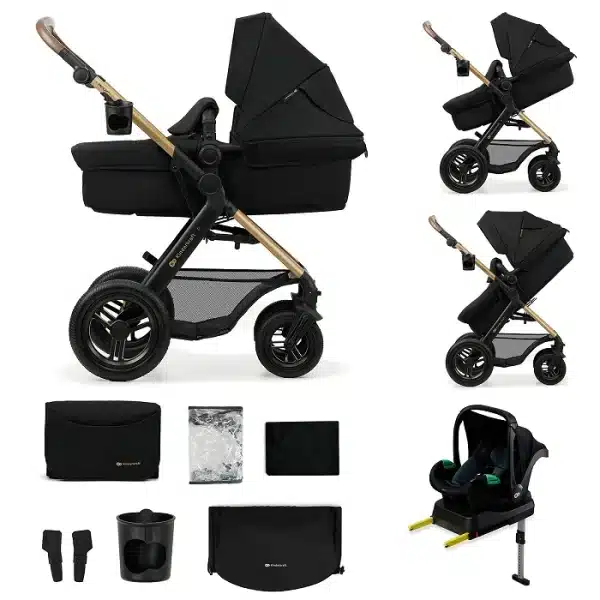 Kinderkraft Kombikinderwagen 4in1 MOOV 2 AIR Black