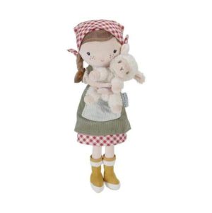 Litte Dutch Kuschelpuppe Rosa mit Schaf 35cm