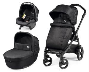 Peg Perego Kinderwagen-Set Futura (inkl. Babyschale) Ardesia