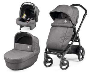 Peg Perego Kinderwagen-Set Futura (inkl. Babyschale) Quarz