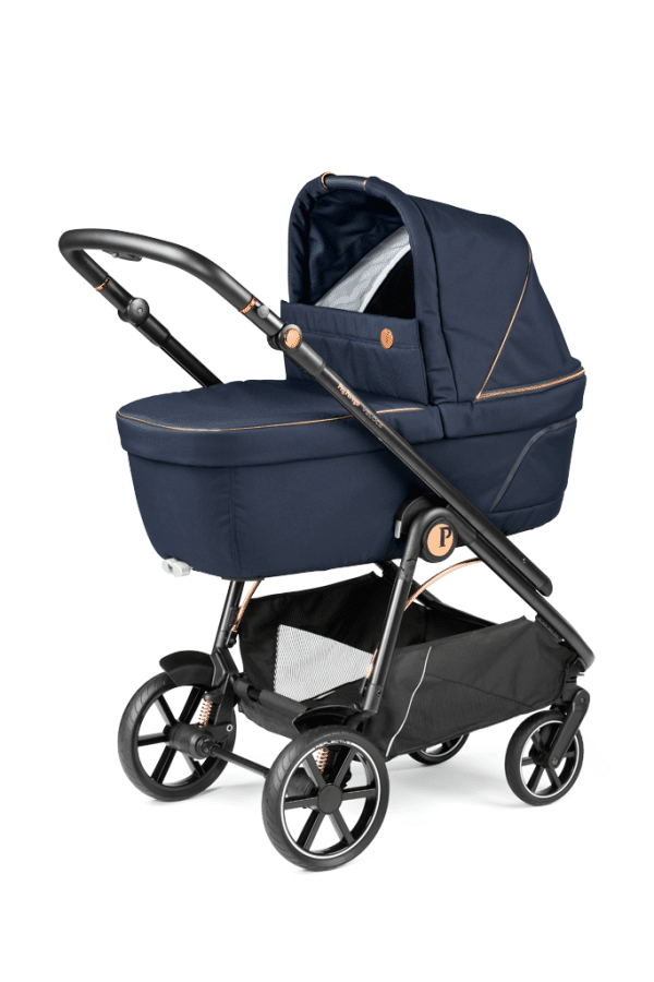 Peg Perego Veloce Kombikinderwagen Blue Shine inkl. Culla Belvedere Babywanne