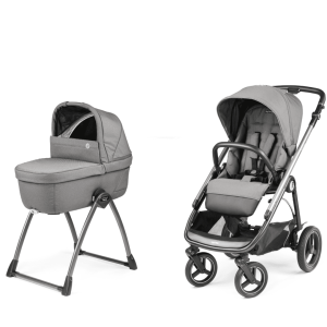 Peg Perego Veloce TC Kombikinderwagen inkl. Culla Belvedere Babywanne - Mercury