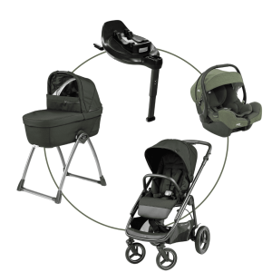 Peg Perego Veloce TC inkl. Culla Belvedere Babywanne + Joie i-Base Encore mit i-Gemm 3