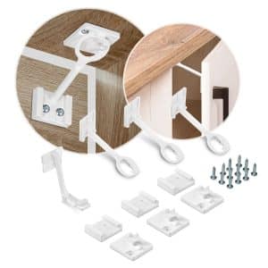 Reer Schrank- und Schubladensicherung mit Montagehilfe - 3er Pack