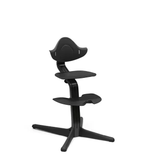 Stokke Nomi Hochstuhl Natur schwarz/schwarz (Eiche/Buche)