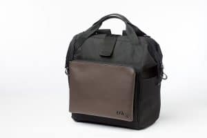 TFK Wickeltasche Premium - Leder Braun