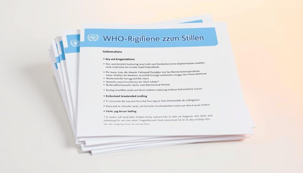 WHO-Richtlinien zum Stillen